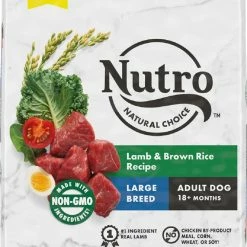 Mars Pet Care Pet Food Nutro Natural Choice Lamb Brown Rice Large Breed Dog 40 lb