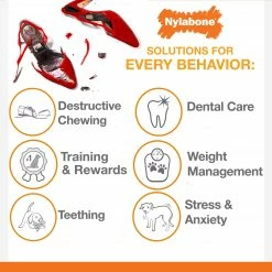 Nylabone Pet Toys Moderate Chew Oval Ring Chicken Dog Chew -Animal & Pet Care Online Shop 46358908 scaled